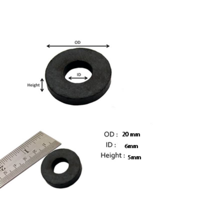 Strong Neodymium Disc Magnets 21mm X 4.5mm Black in color
