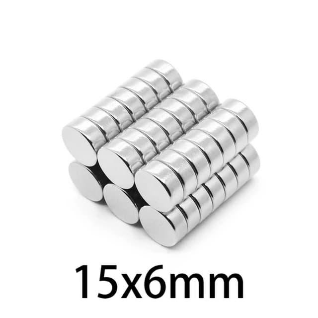 15x6mm Circular Magnets sheet 15mmx6mm Round Neodymium Magnet Strong N35 15